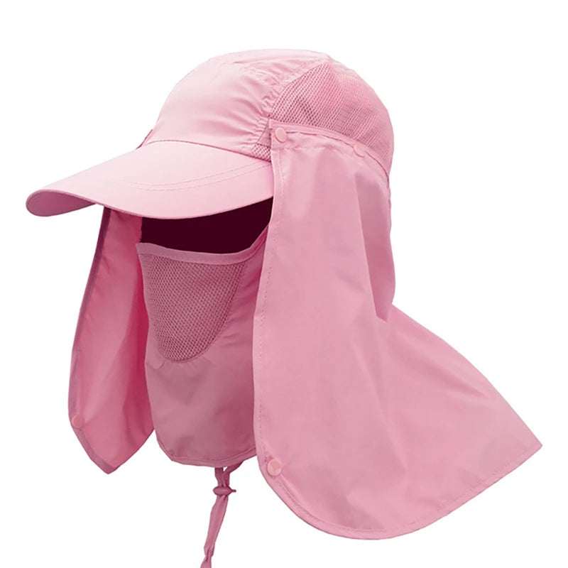 UV Protection Quick-Drying Sun Hat with Removable Flap