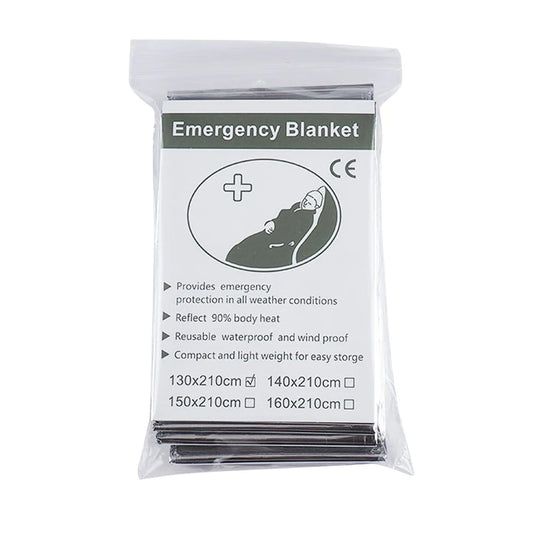 Emergency Thermal Blanket Waterproof Retains Body Heat