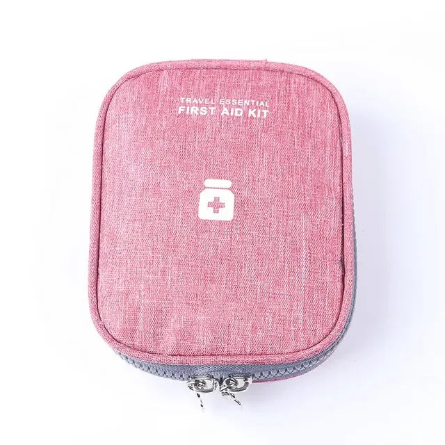 Mini Medicine Storage Bag Portable First Aid Medical Kit Travel Camping Emergency Survival Pill Case