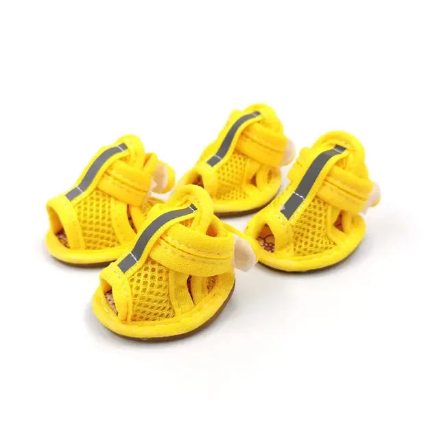 Breathable Mesh Summer Dog Shoes for Small Dogs and Cats