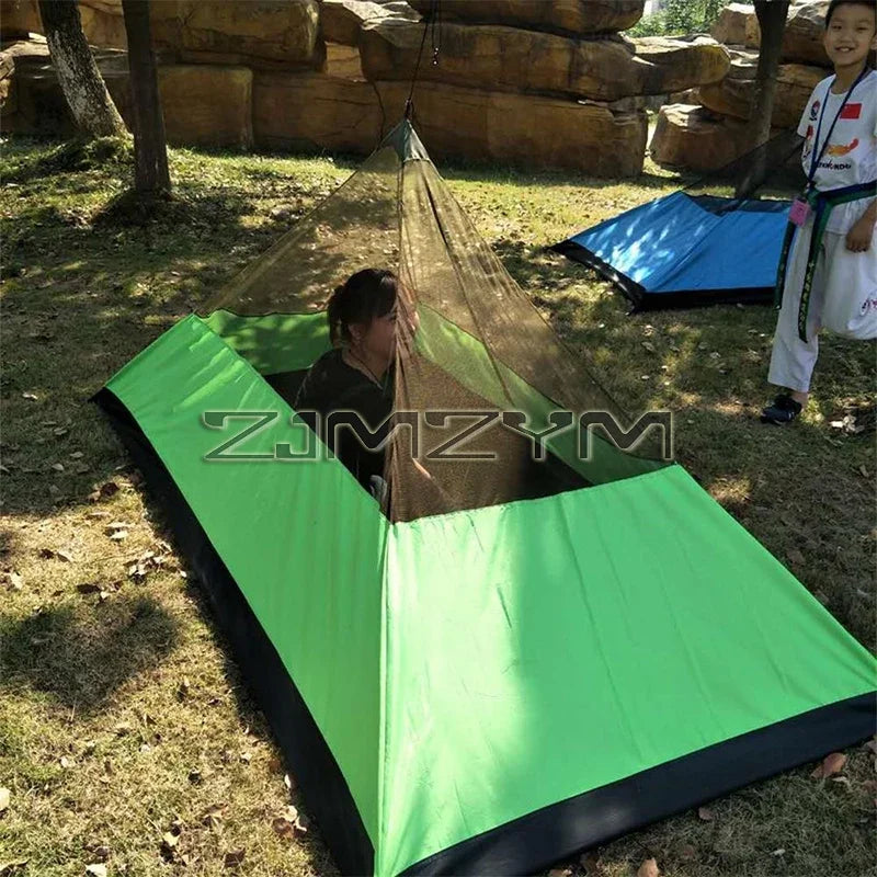 Hanging Tent Inner Tent 1-2 Person Outdoor Camping Tent Anti Mosquito Net Breathable Summer Mesh Tent 220x150x100cm