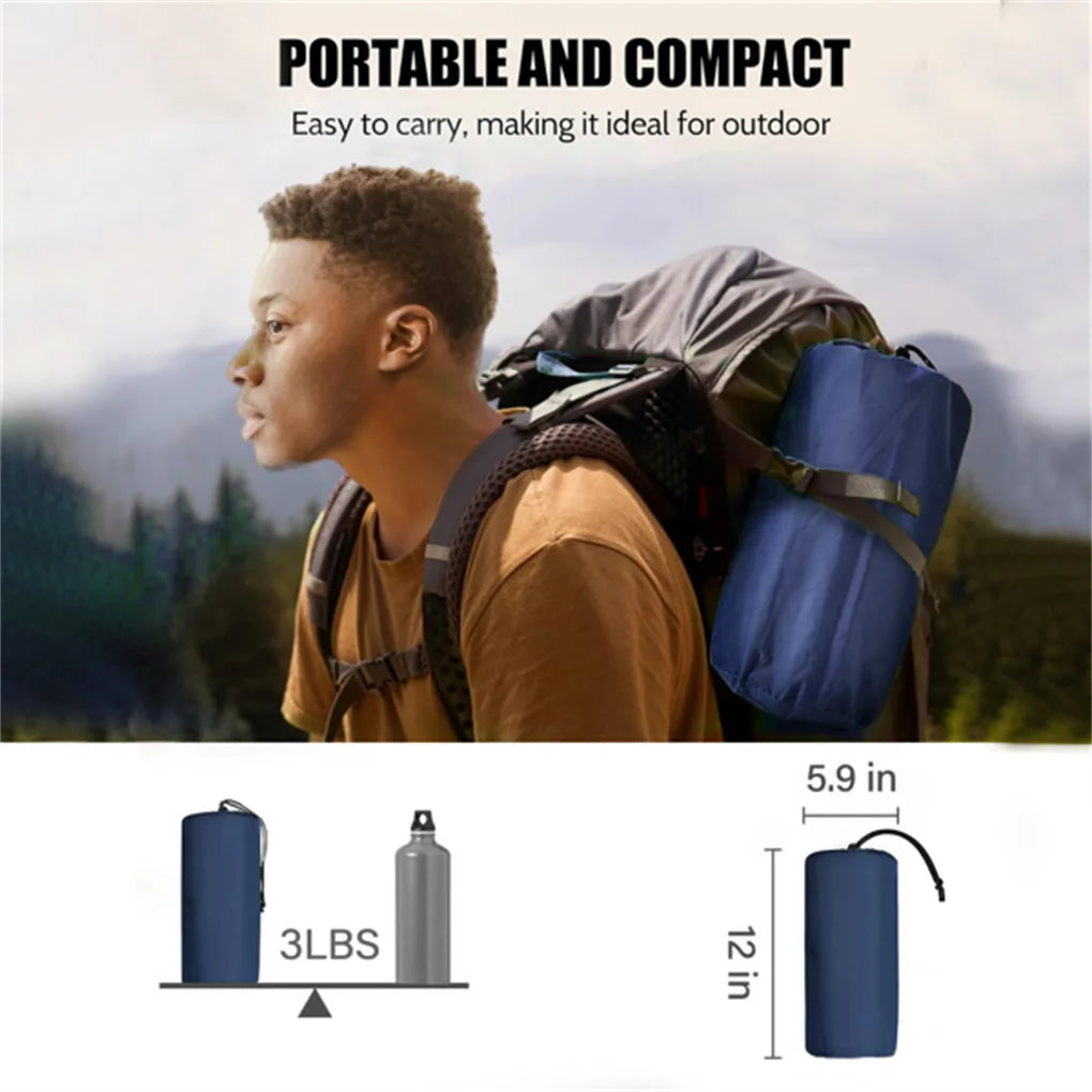 Double Camping Air Mattress with Pillow and Foot Pump