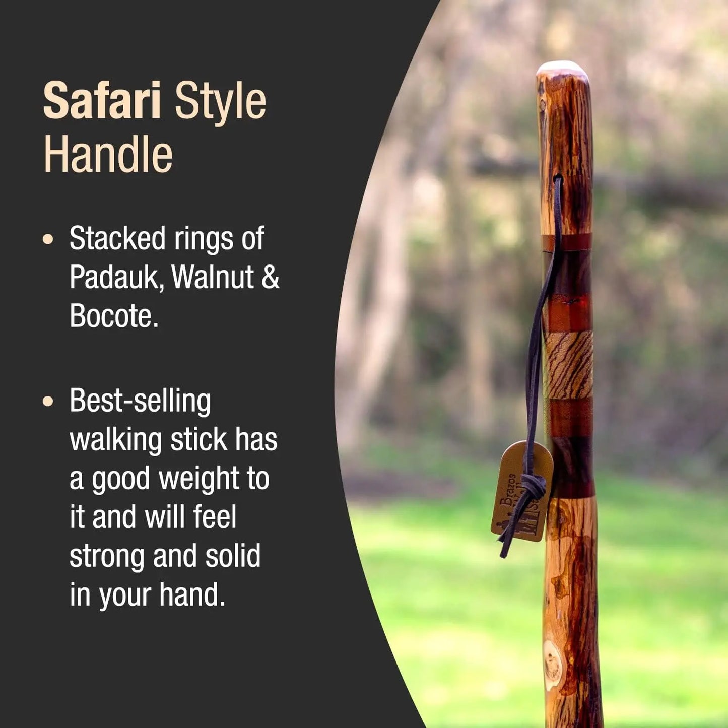 Rustic Wood Walking Stick