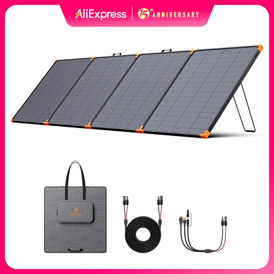 ZOUPW 450 Watt Portable Solar Panel 38V Foldable N-Type