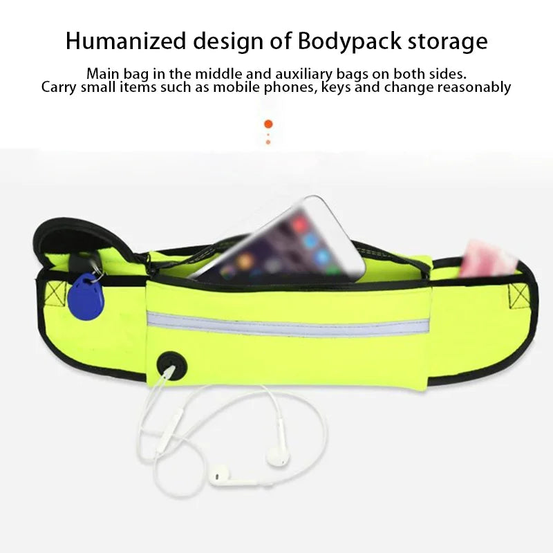 Hands-Free Dog Leash with Adjustable Belt and Reflective Design for Running & Jogging