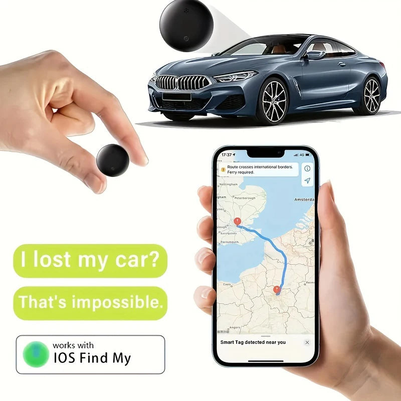 4 Pieces Smart iTag GPS Tracker Compatible with iOS Find My App