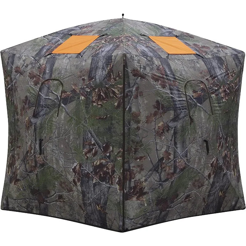 Barronett Feather Five 4 Person Portable Hunting Blind 72 x 84 x 84 Inches