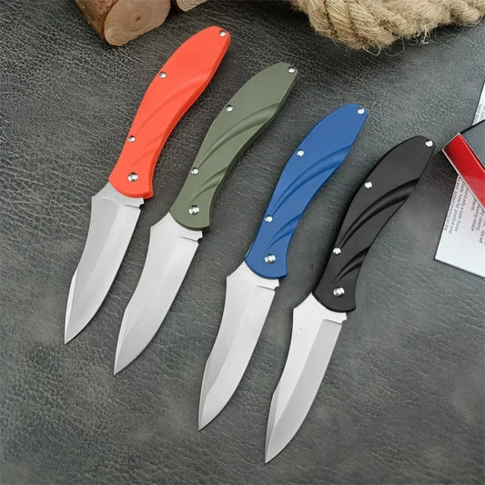 C66 Folding Pocket Knife D2 Steel Blade for Hunting, Camping & Hiking