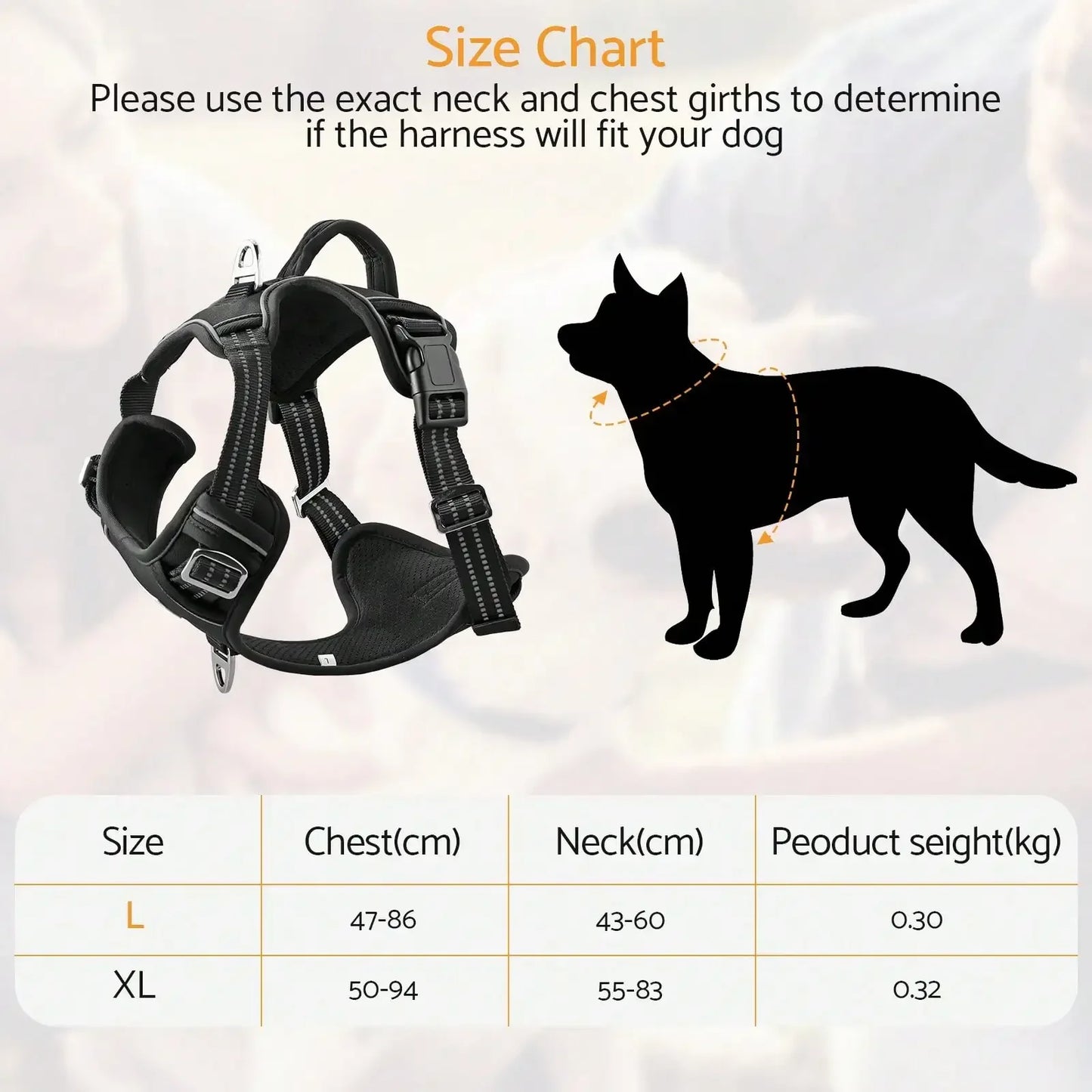 No Pull Dog Harness