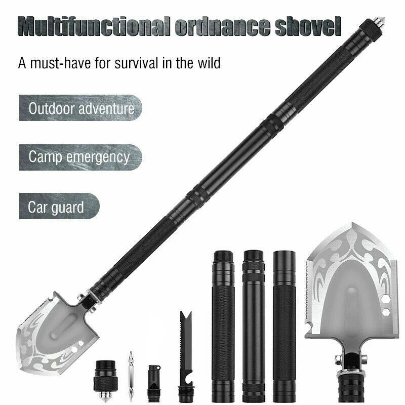 Multifunctional Shovel Ax Set Survival Kit Folding Tactical Hatchet Spade Tomahawk Portable Outdoor Camping