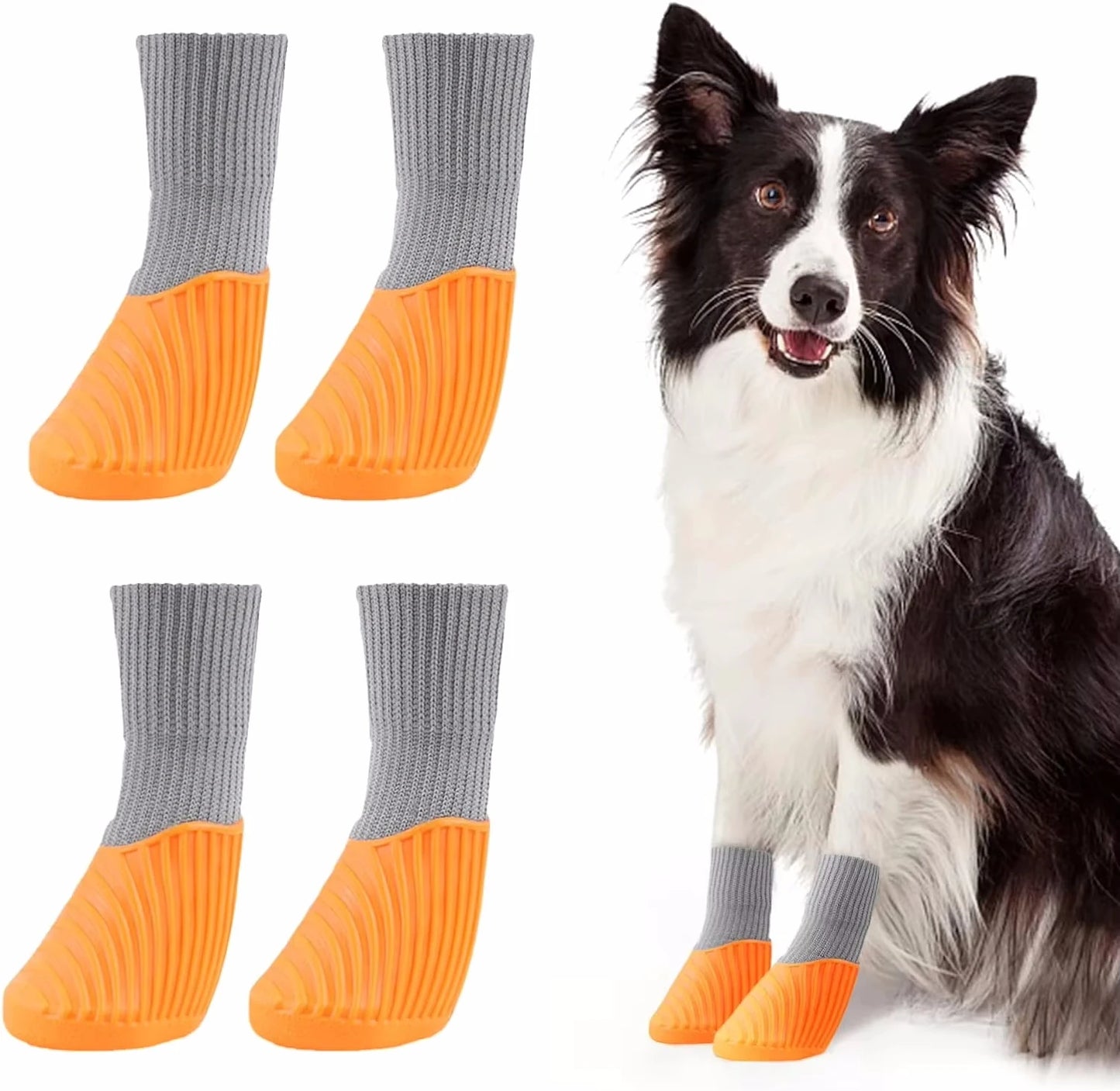 Outdoor Waterproof Dog Boots Anti-Slip Paw Protectors