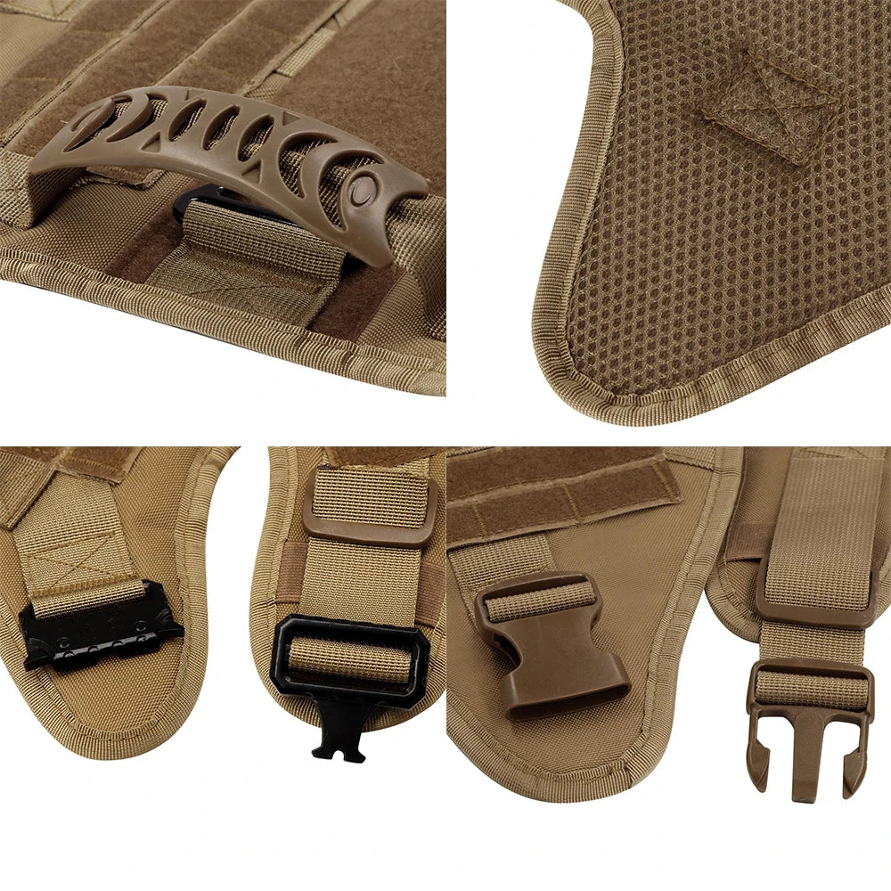 Large Dog Training Harness Vest Set