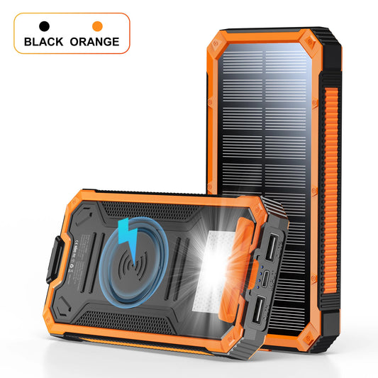 Solar Power Bank with Flashlight 20000mAh