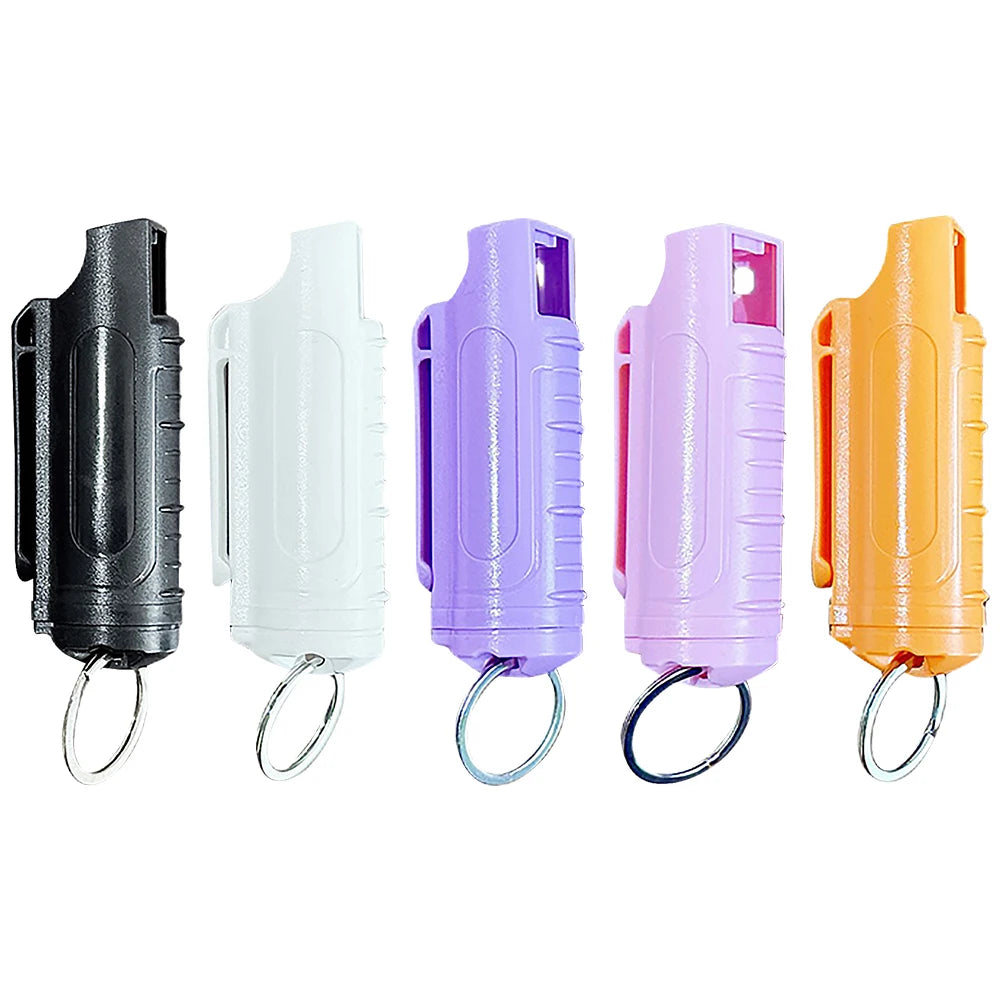 Multipurpose 20ml Pepper Spray Keychain Reusable Self Defense Outdoor Safety Tool