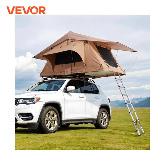 Folding Hardshell Rooftop Tent with Ladder and Mattress