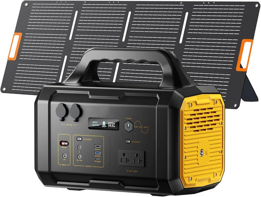 Solar Generator 1075Wh Portable Power Station with LiFePO4 Battery