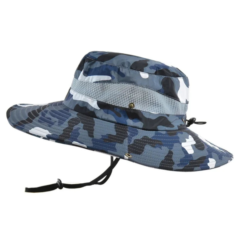 Summer UV Protection Wide Brim Fishing Hat