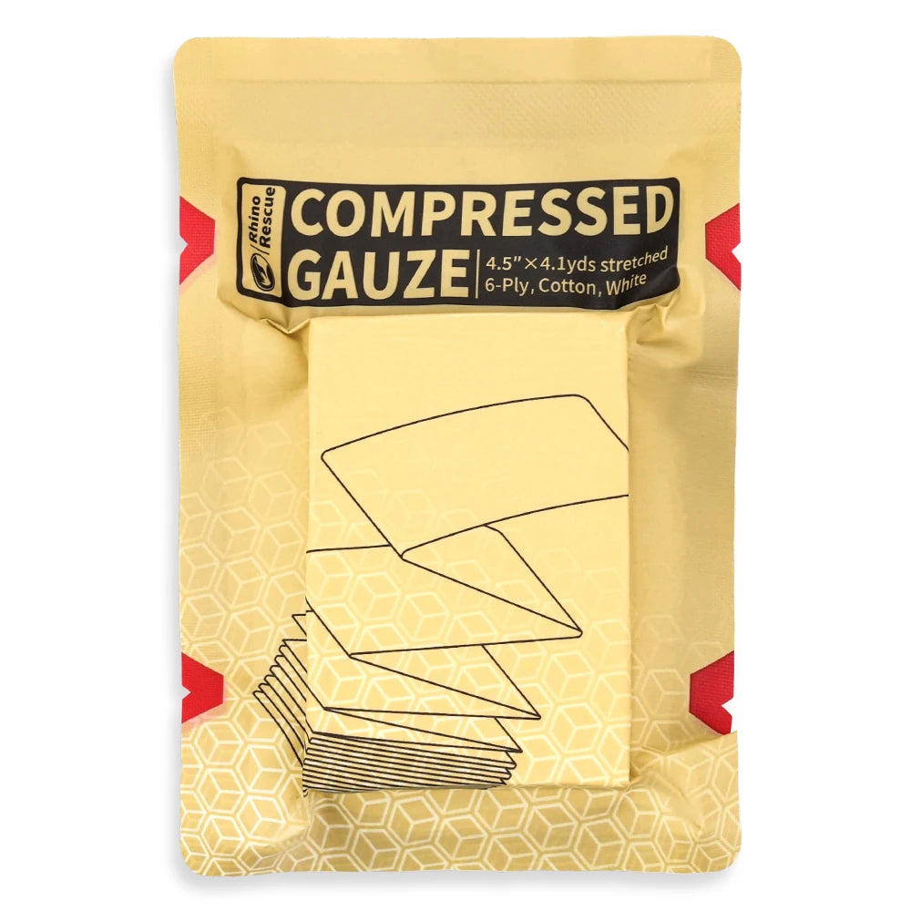 Sterile Compressed Gauze for Emergency Wound Care