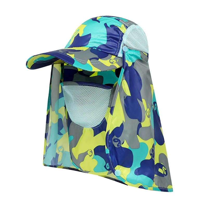 UV Protection Quick-Drying Sun Hat with Removable Flap