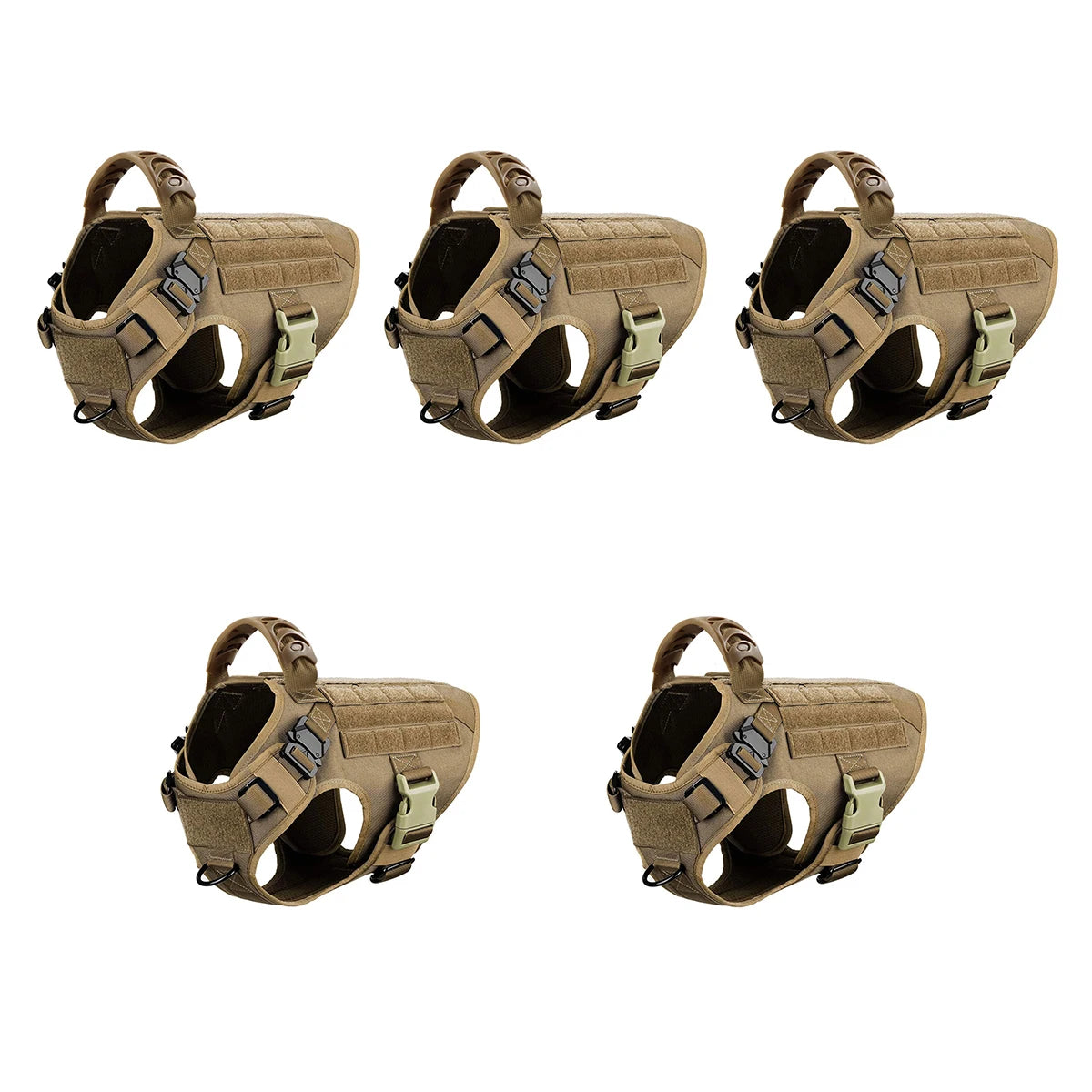 Large Dog Training Harness Vest Set