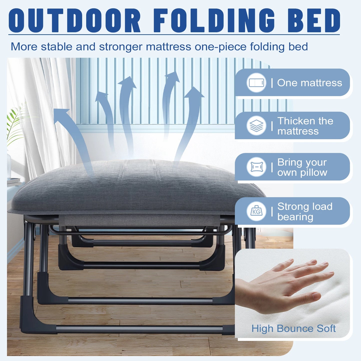 Adult's Portable Folding Cot or Lounge Chair