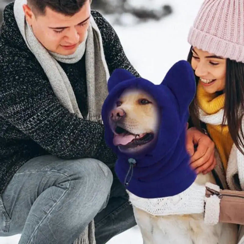 Winter Pet Hat with Earmuffs