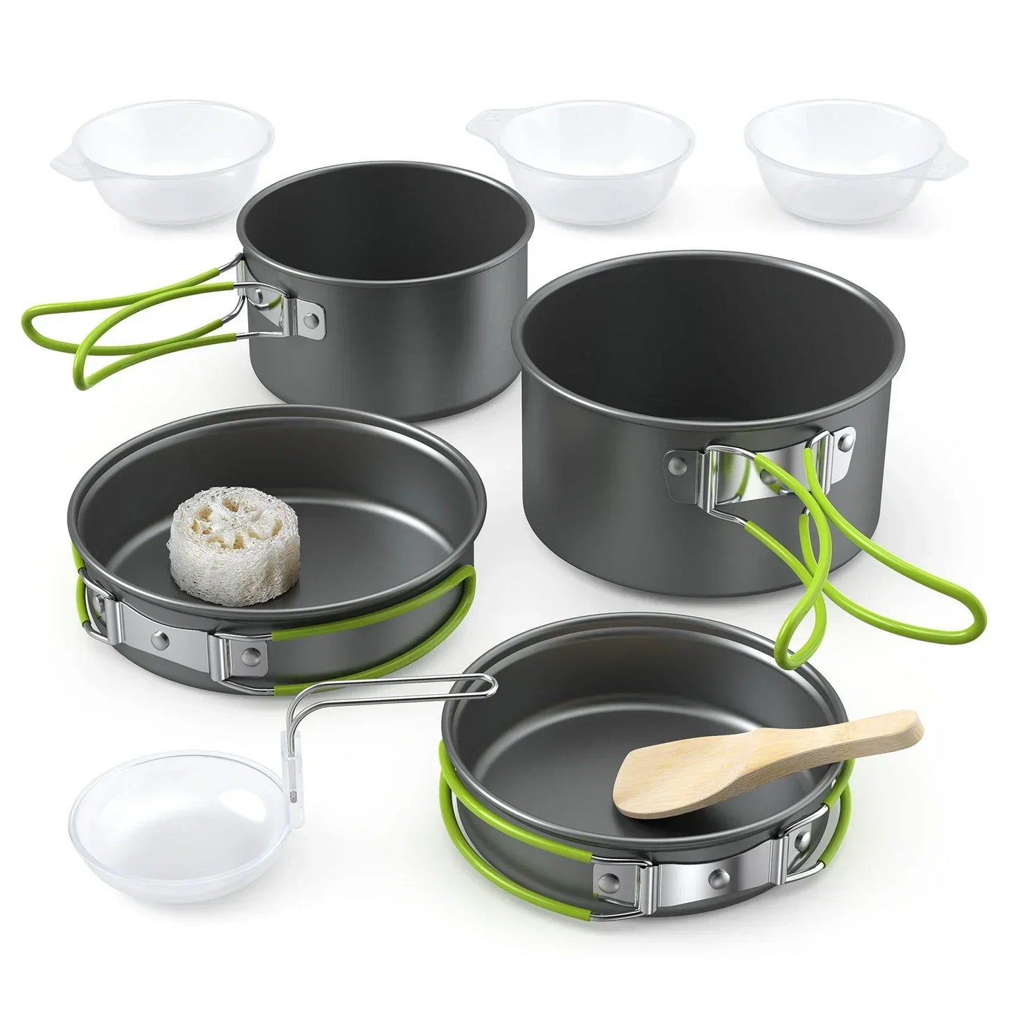 Portable Camping Cookware Set for 2-3 People