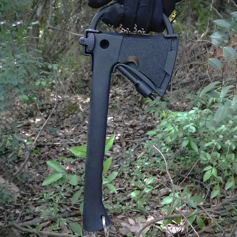 Outdoor Survival Axe with Fire Starter & Multi Tools