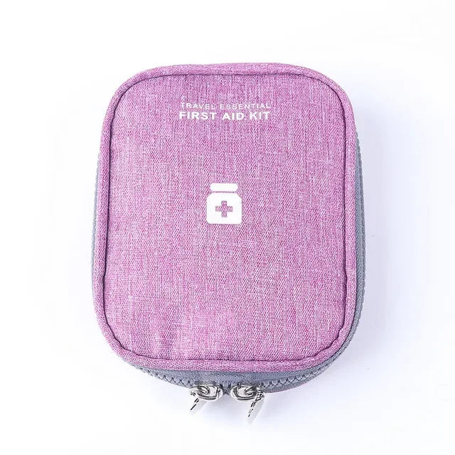 Mini Medicine Storage Bag Portable First Aid Medical Kit Travel Camping Emergency Survival Pill Case