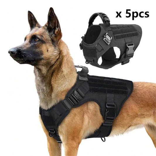 Large Dog Training Harness Vest Set