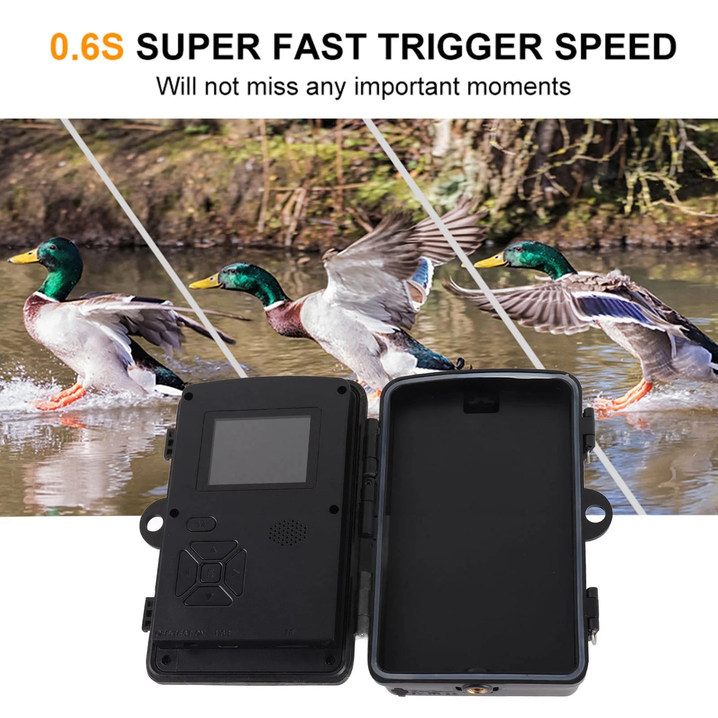 1080P Infrared Night Vision Hunting Trail Camera IP66 Waterproof