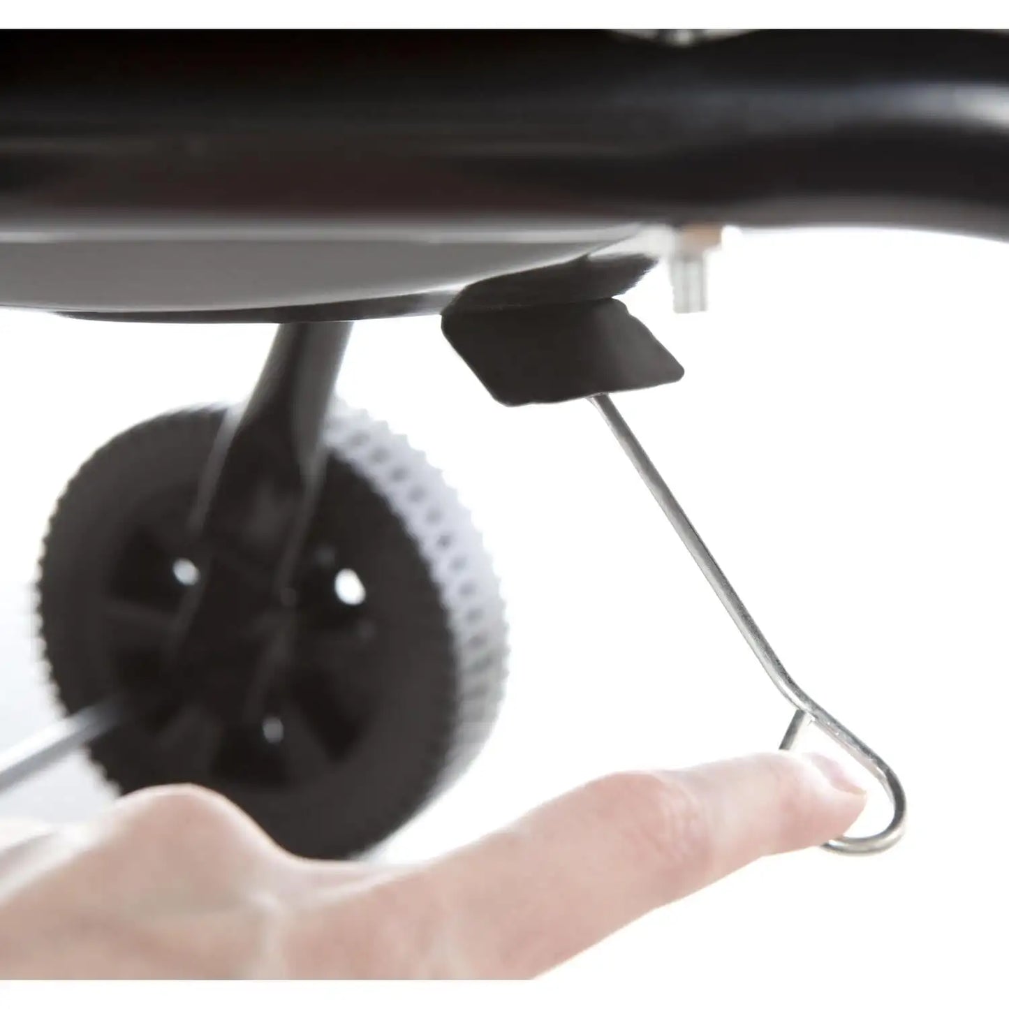 Rolling Outdoor Wood Burning Fire Pit with Wheels