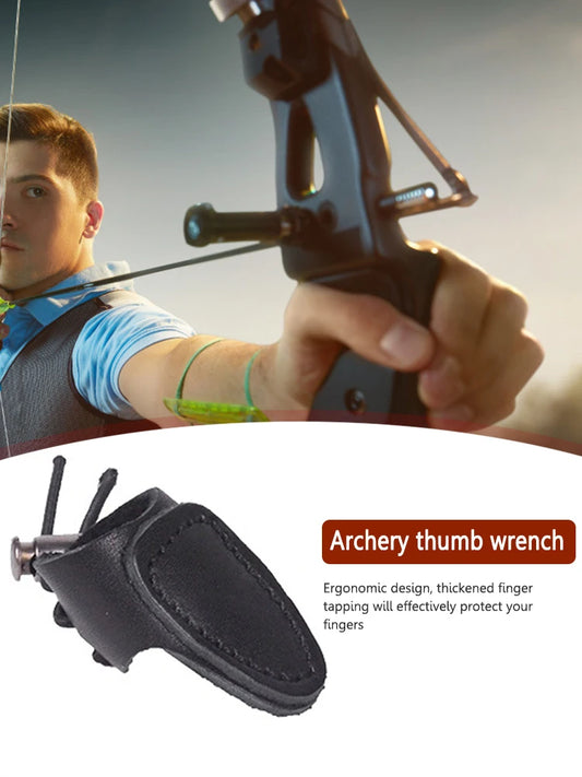 Archery Thumb Ring Finger Protector for Hunting and Practice