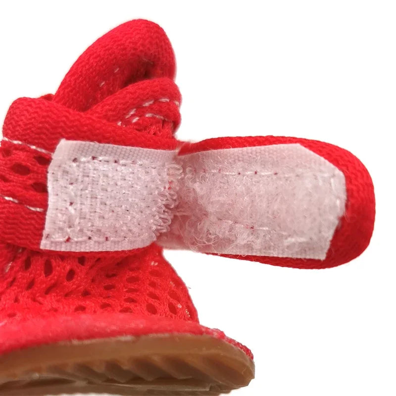 Breathable Mesh Summer Dog Shoes for Small Dogs and Cats