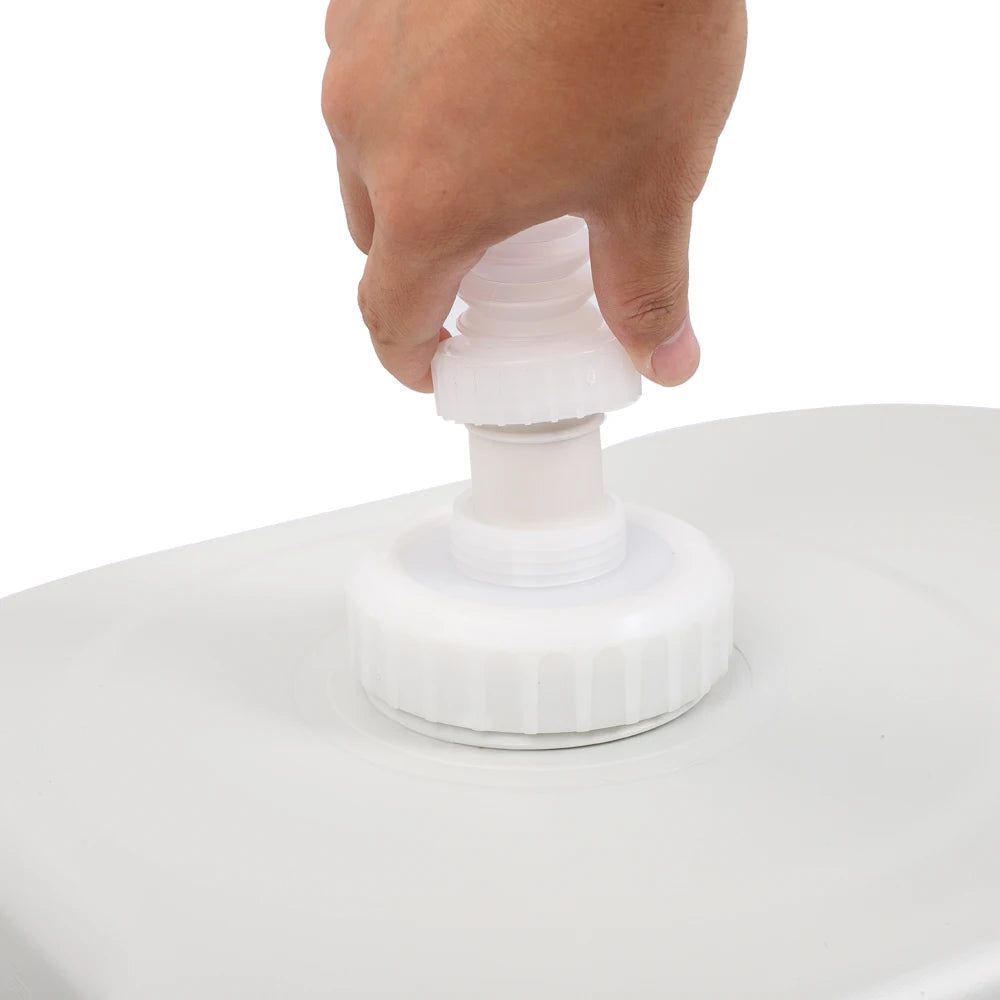 Portable Camping Sink and Toilet with Foot Pump and Water Tank