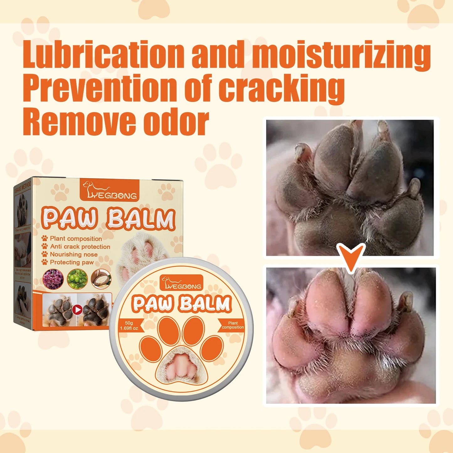 Pet Moisturizing Paw Protection Cream