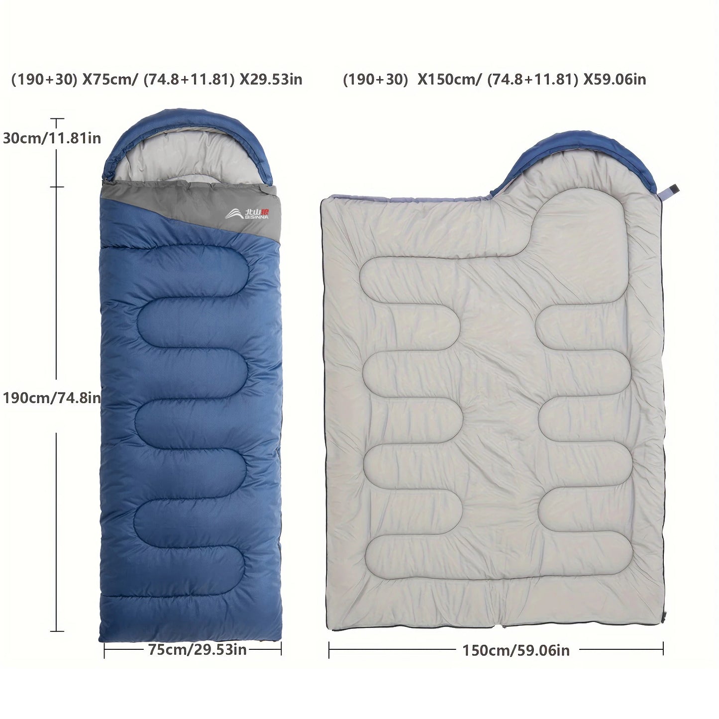 Ultralight Waterproof Camping Sleeping Bag for Hiking & Backpacking