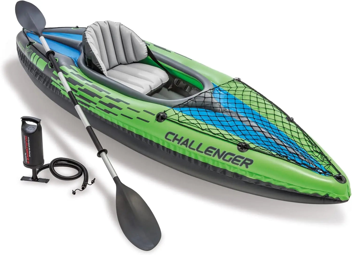Inflatable Challenger Kayak with Paddles and Pump