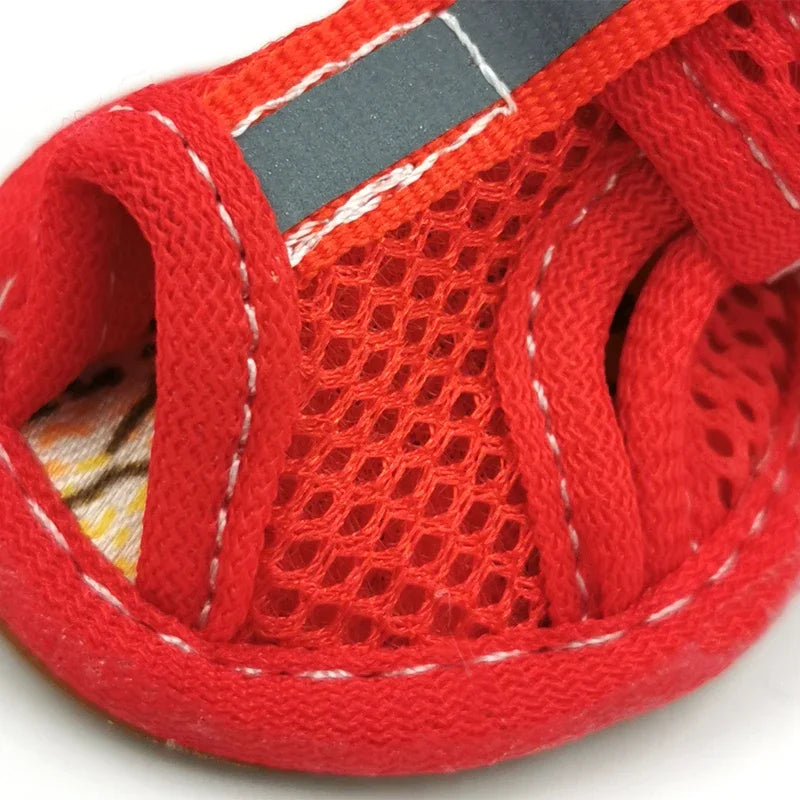 Breathable Mesh Summer Dog Shoes for Small Dogs and Cats