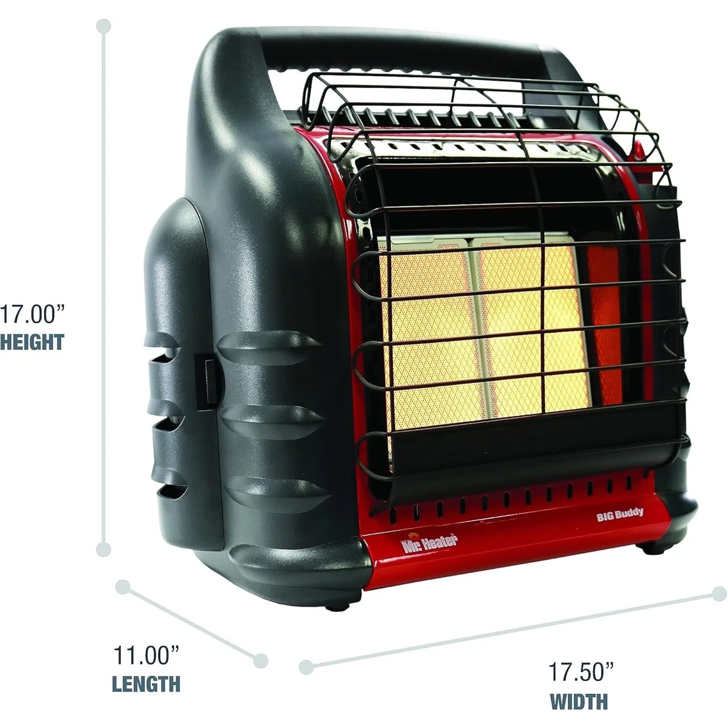 18,000 BTU Big Buddy Pro Series Portable Propane Heater