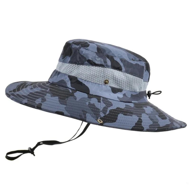 Summer UV Protection Wide Brim Fishing Hat