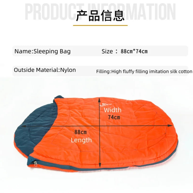 Waterproof Portable Dog Sleeping Bag 84x67cm for Travel & Camping