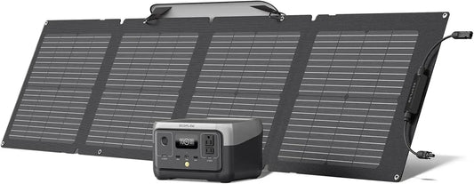 Solar Generator 256Wh LiFePO4 Battery with 110W Portable Power Station