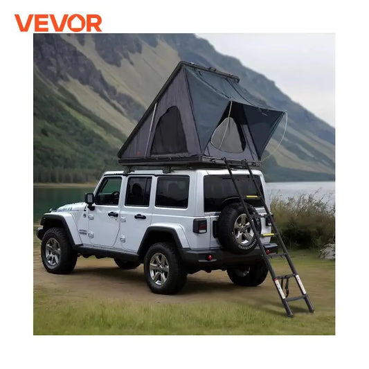 VEVOR Hard Shell Rooftop Tent with Ladder and Mattress for SUV, Jeep, Truck, or Van