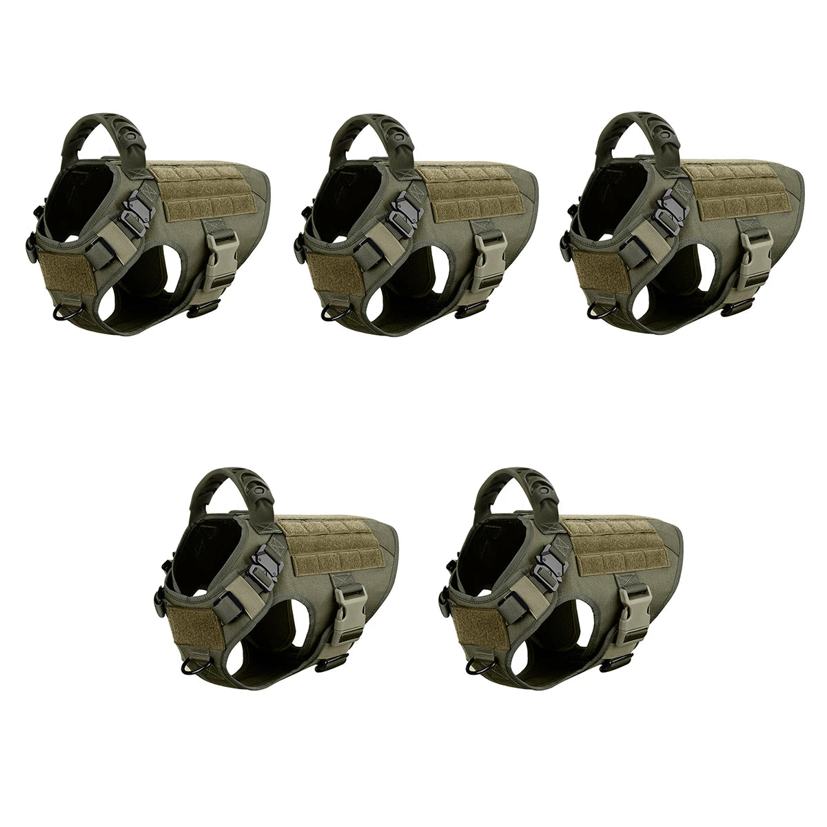 Large Dog Training Harness Vest Set