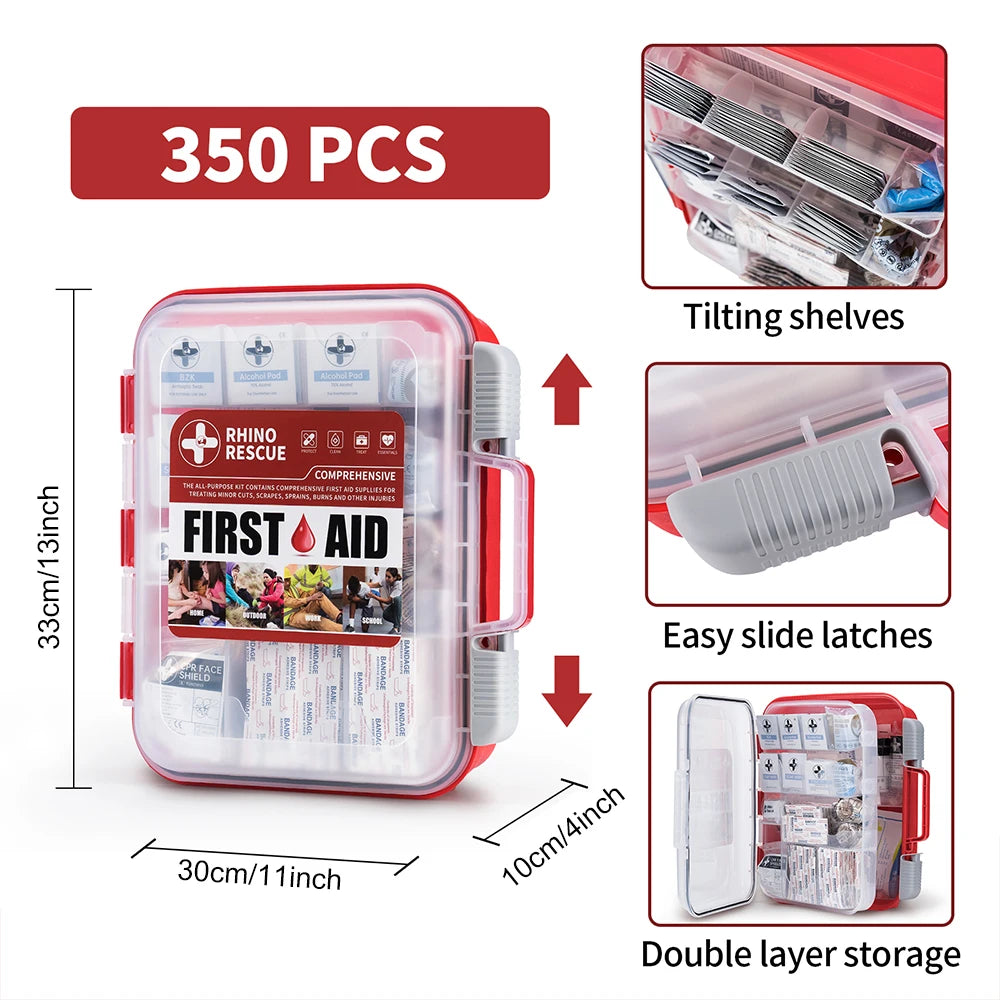 350-Piece All-Purpose First Aid Kit