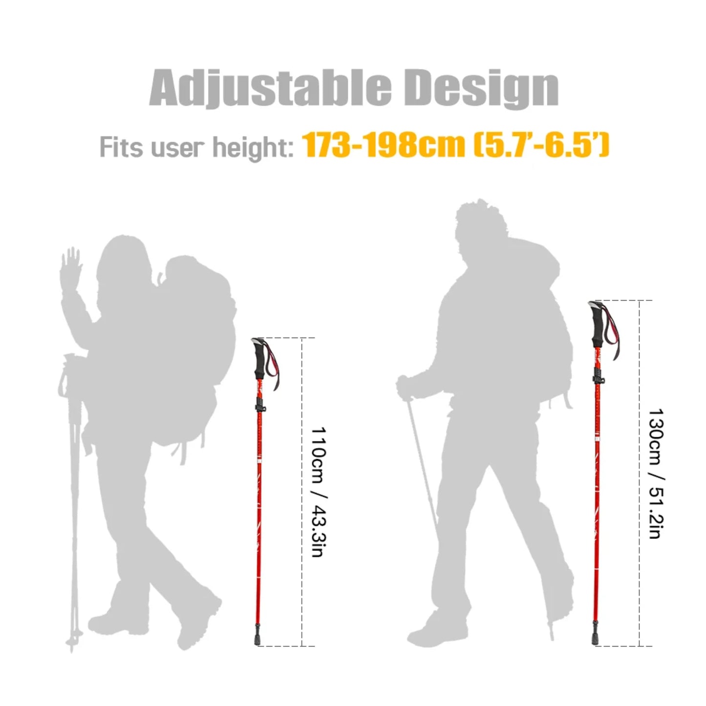 Lightweight Collapsible Hiking Stick