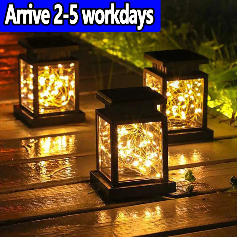 Solar Garden Hanging Lights for Holiday and Camping