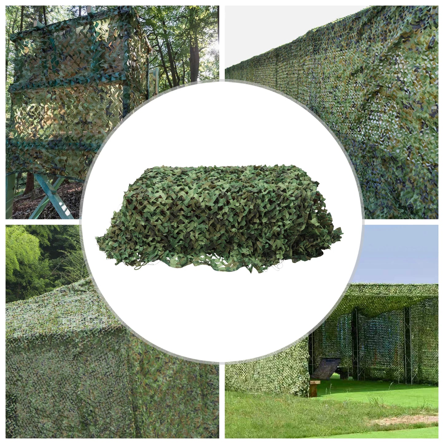 3x5M Camouflage Netting for Hunting, Camping & Sunshade