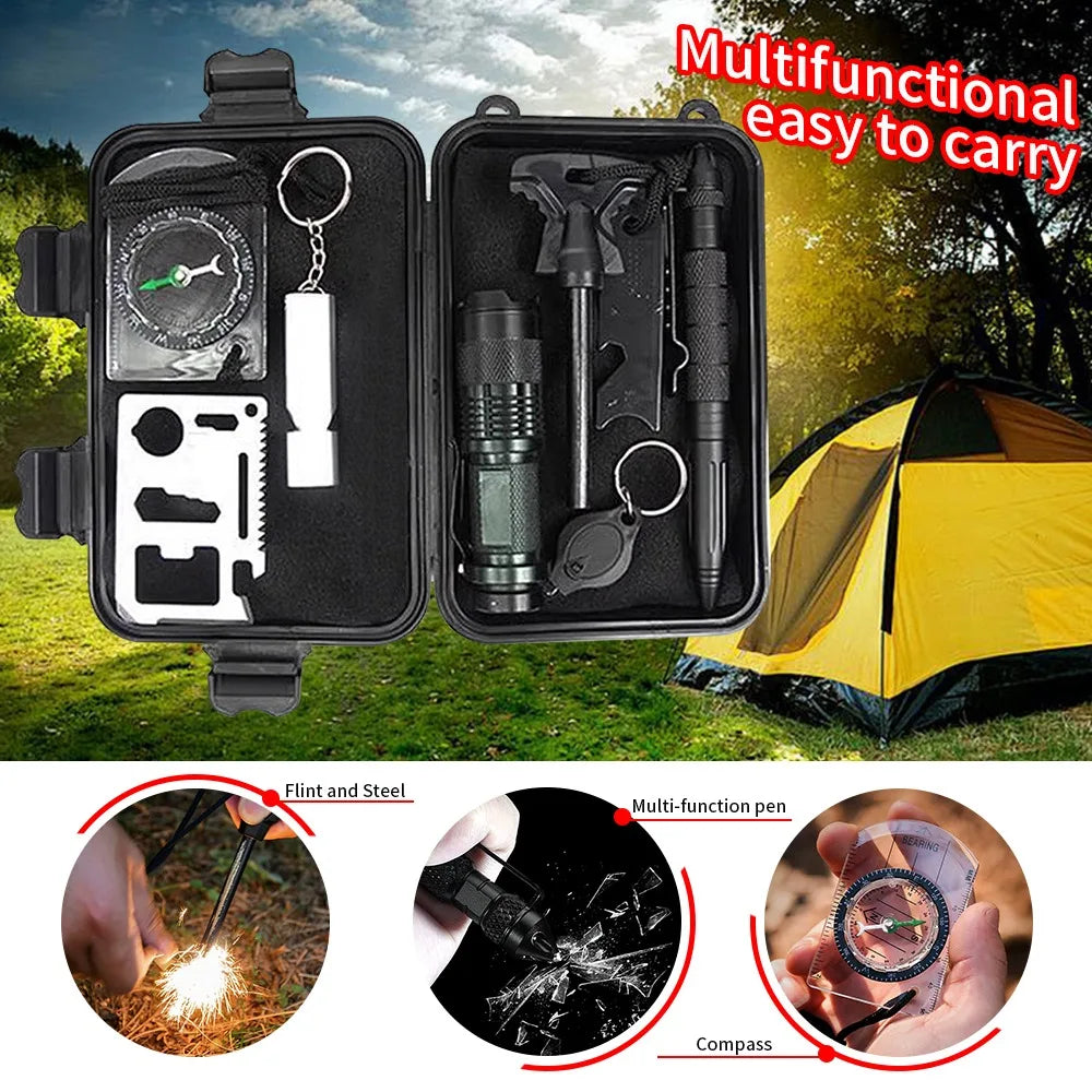 Outdoor Adventure Multi-Functional Emergency Tool Set